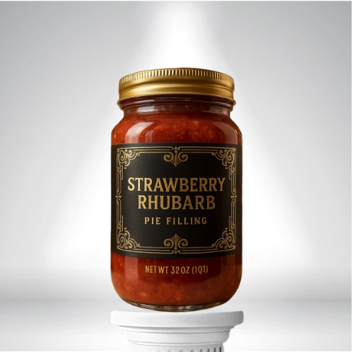 Strawberry Rhubarb Pie Filling       Garniture de Tarte Fraise-Rhubarbe Royale