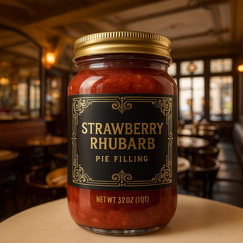 Strawberry Rhubarb Pie Filling       Garniture de Tarte Fraise-Rhubarbe Royale